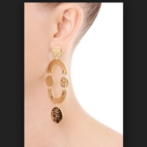 NWT Gold J Crew Circlet Earrings
